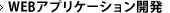 WEBアプリケーション開発